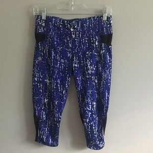 Athleta Purple Cropped Leggings